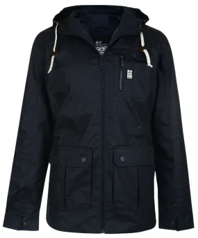 Crosshatch Men's Shayter Hooded Jacket Total Eclipse