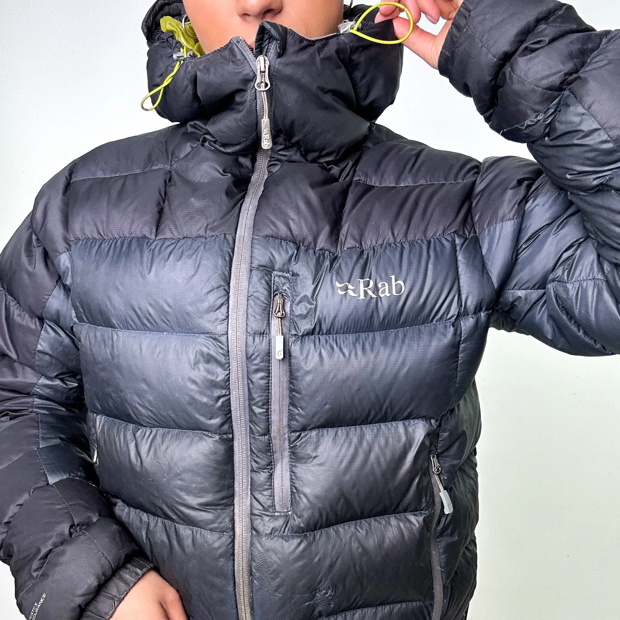 Dark Grey y2ks Rab Infinity Endurance Puffer Jacket Coat (M)