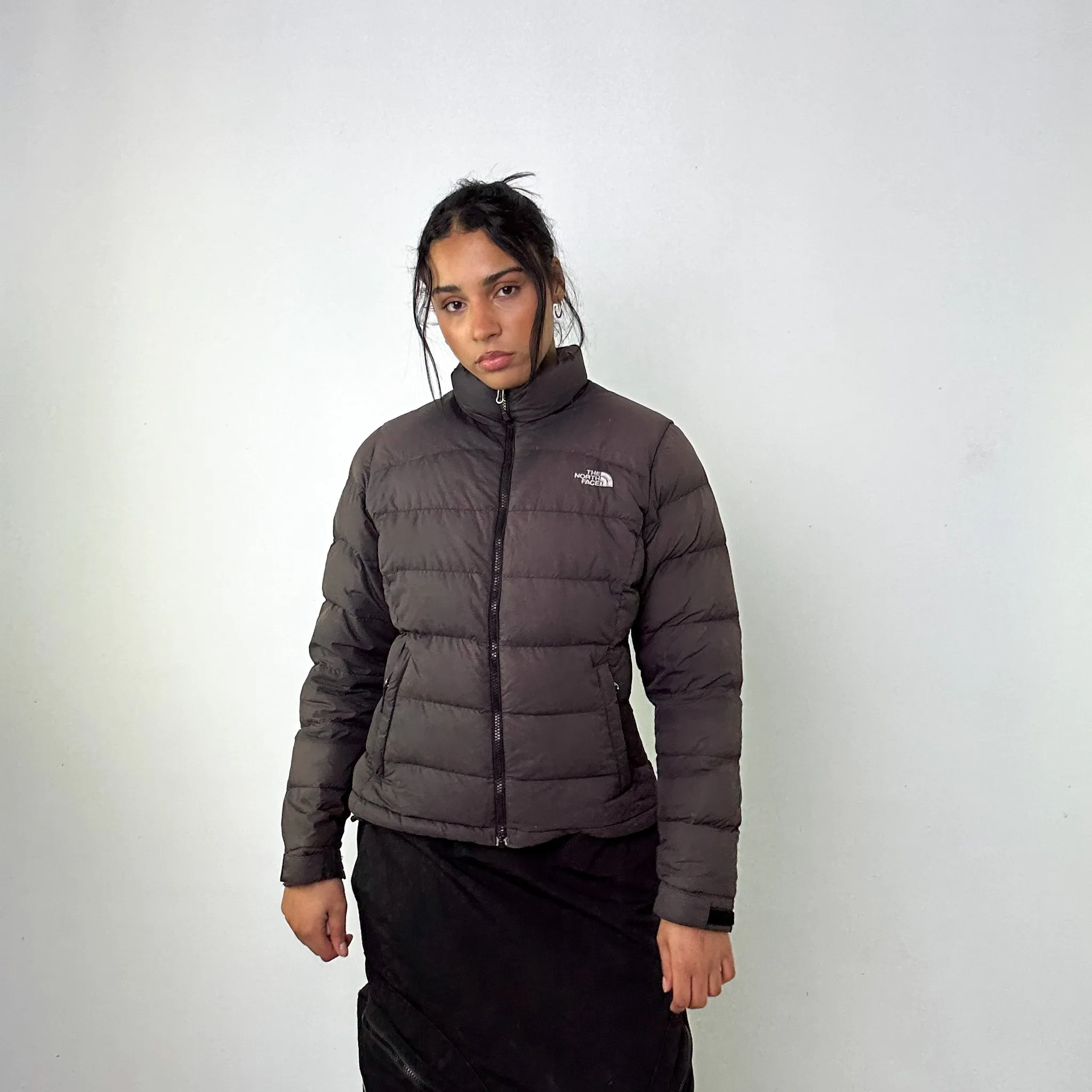 Dark Grey y2ks The North Face 700 Series Puffer Jacket Coat (M)