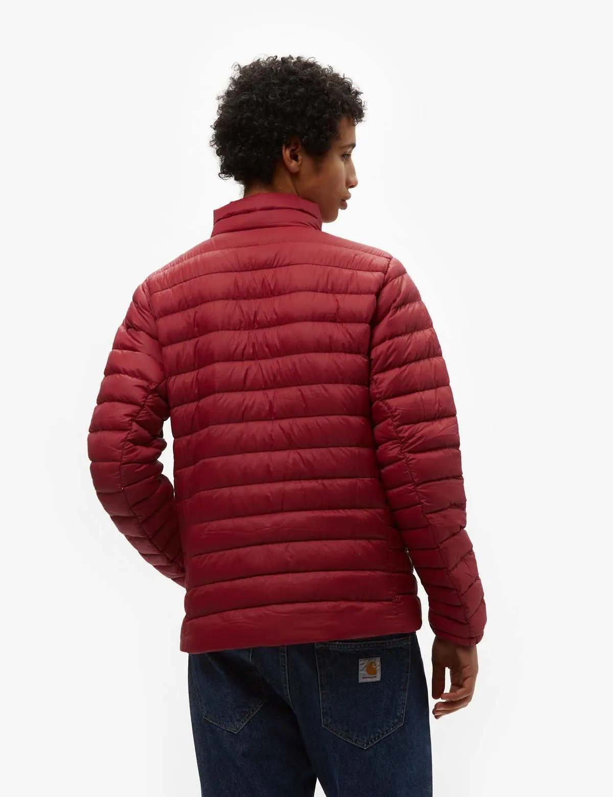 Down Sweater Jacket - Carmine Red