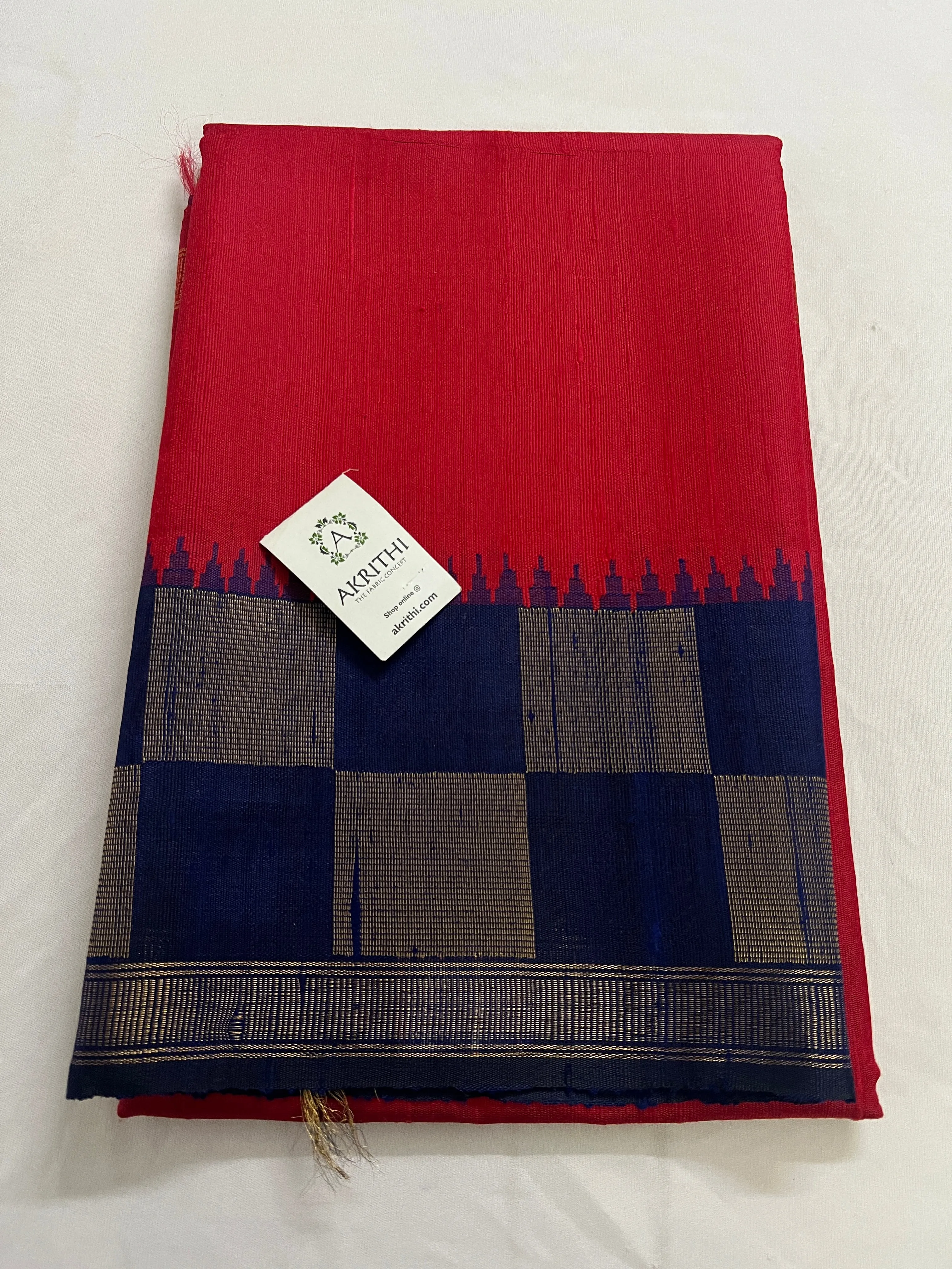 Dupion silk saree