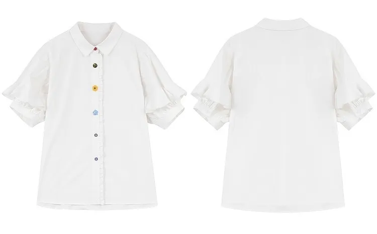 ELF SACK  |Casual Style Plain Cotton Short Sleeves Oversized