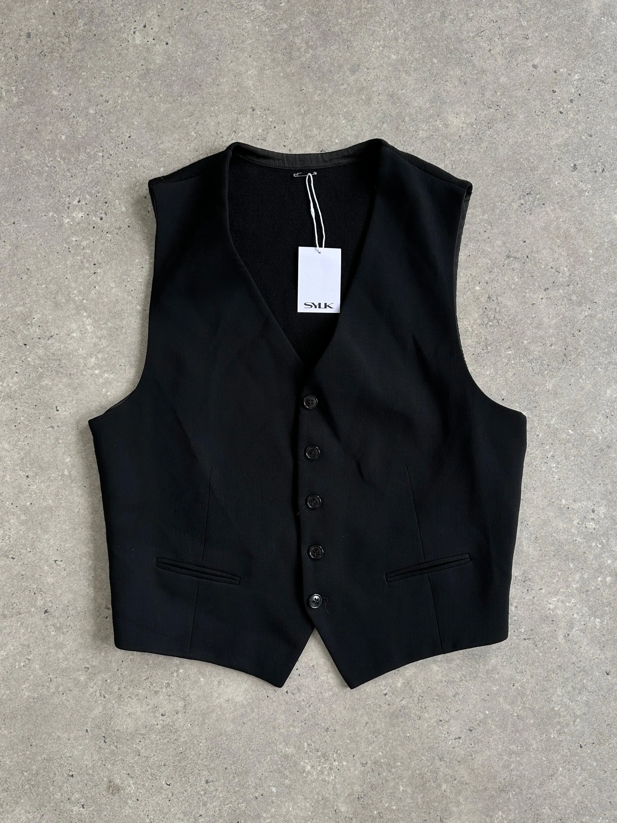 Emporio Armani Virgin Wool Tailored Waistcoat - XL