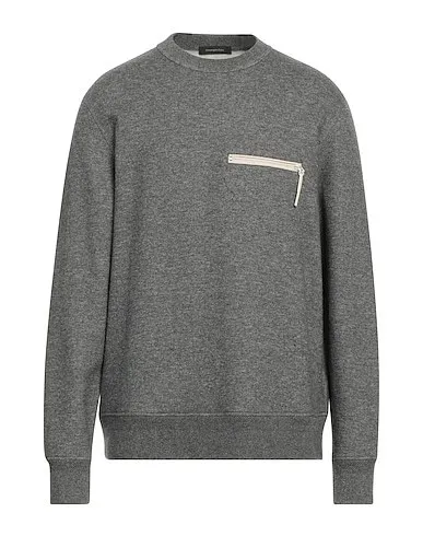 Ermenegildo Zegna  |Crew Neck Long Sleeves Plain Oversized Luxury Sweatshirts