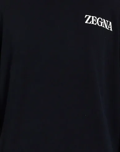 Ermenegildo Zegna  |Long Sleeves Plain Cotton Oversized Luxury Sweatshirts