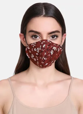 Floral Printed 3 Layer Face Mask