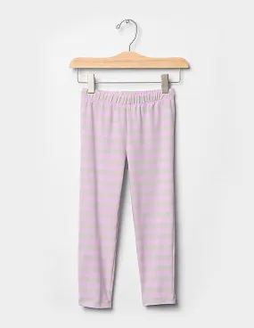 GAP Girls Purple Print Cropped Leggings