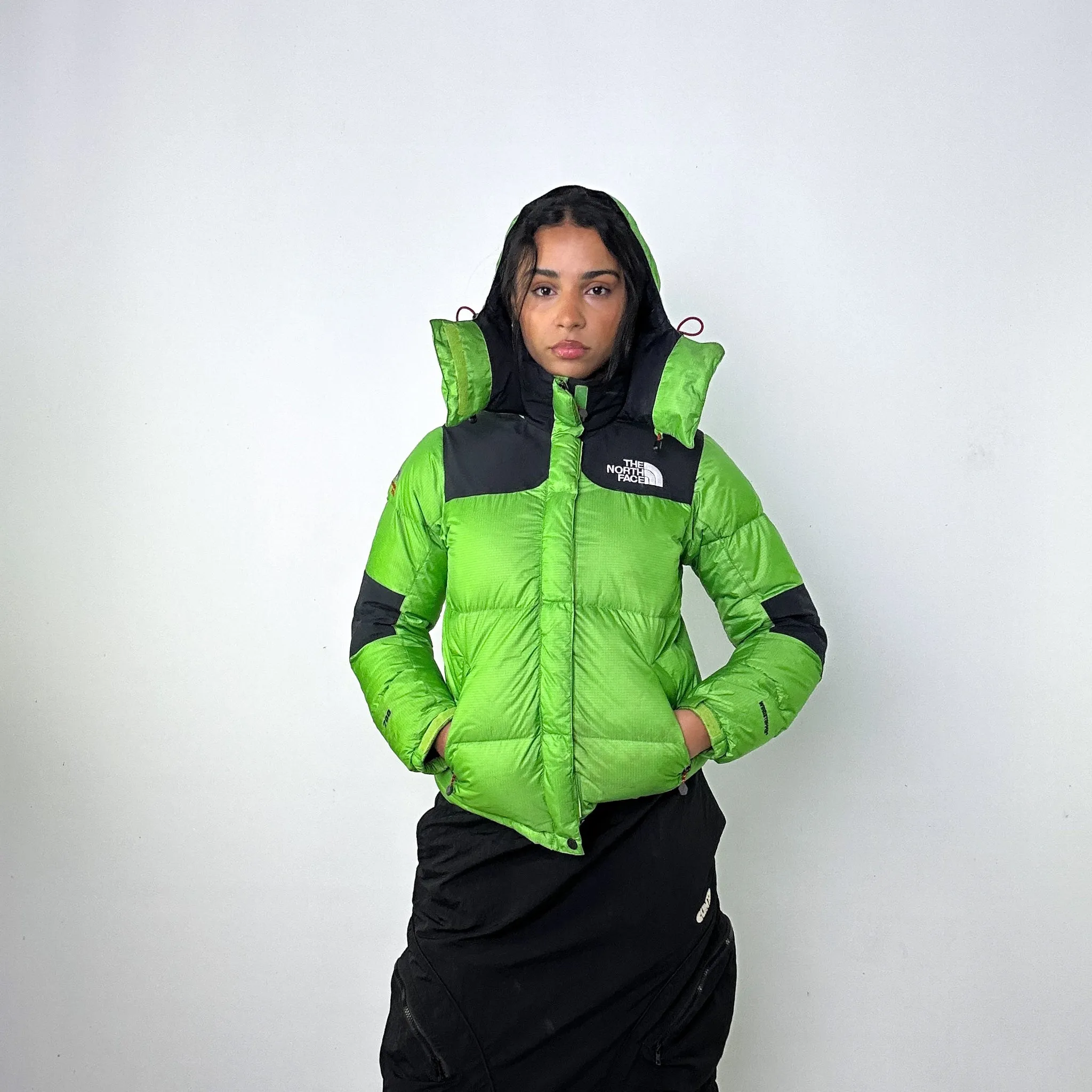 Green 90s The North Face 700 Summit Series Baltoro Puffer Jacket Coat (M)