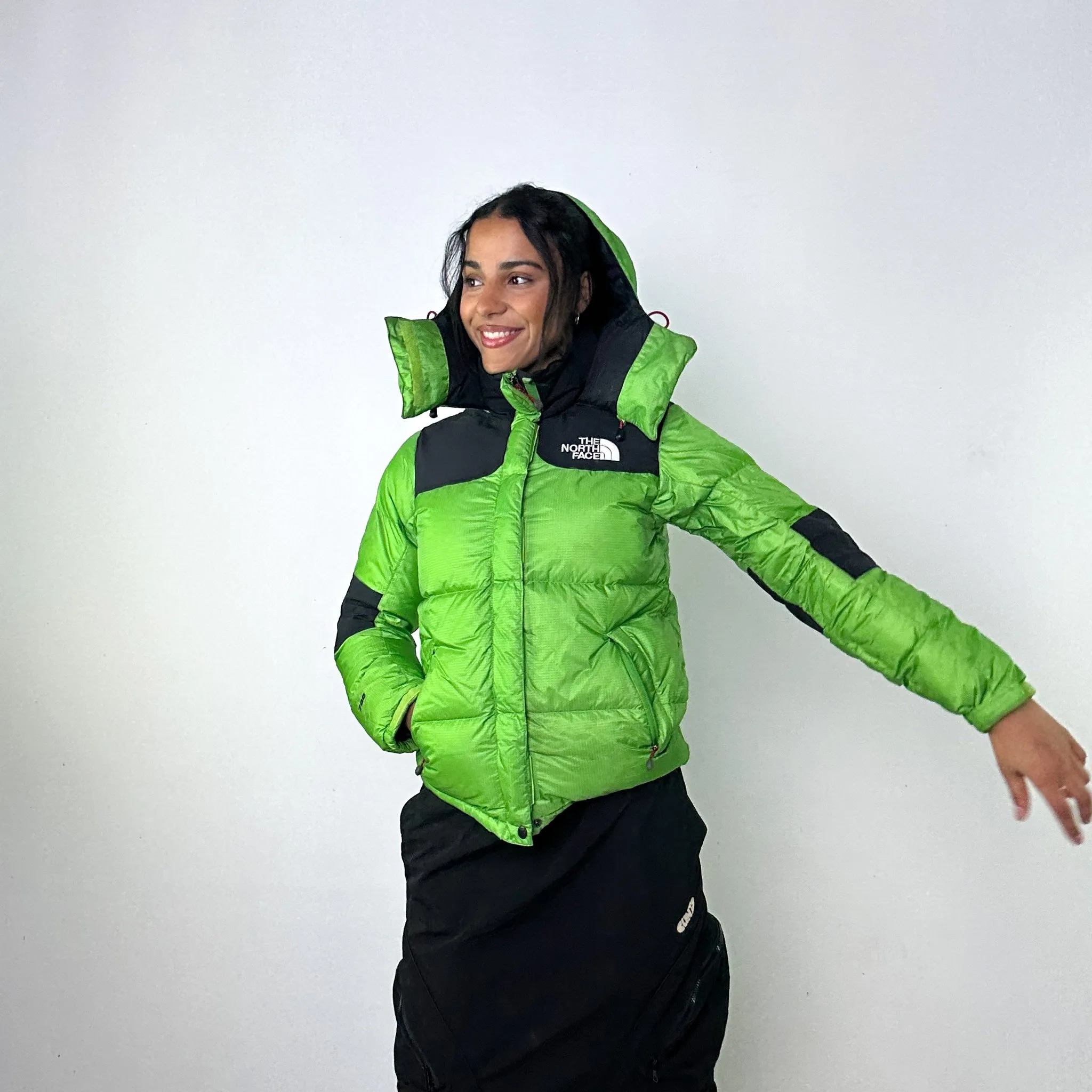 Green 90s The North Face 700 Summit Series Baltoro Puffer Jacket Coat (M)