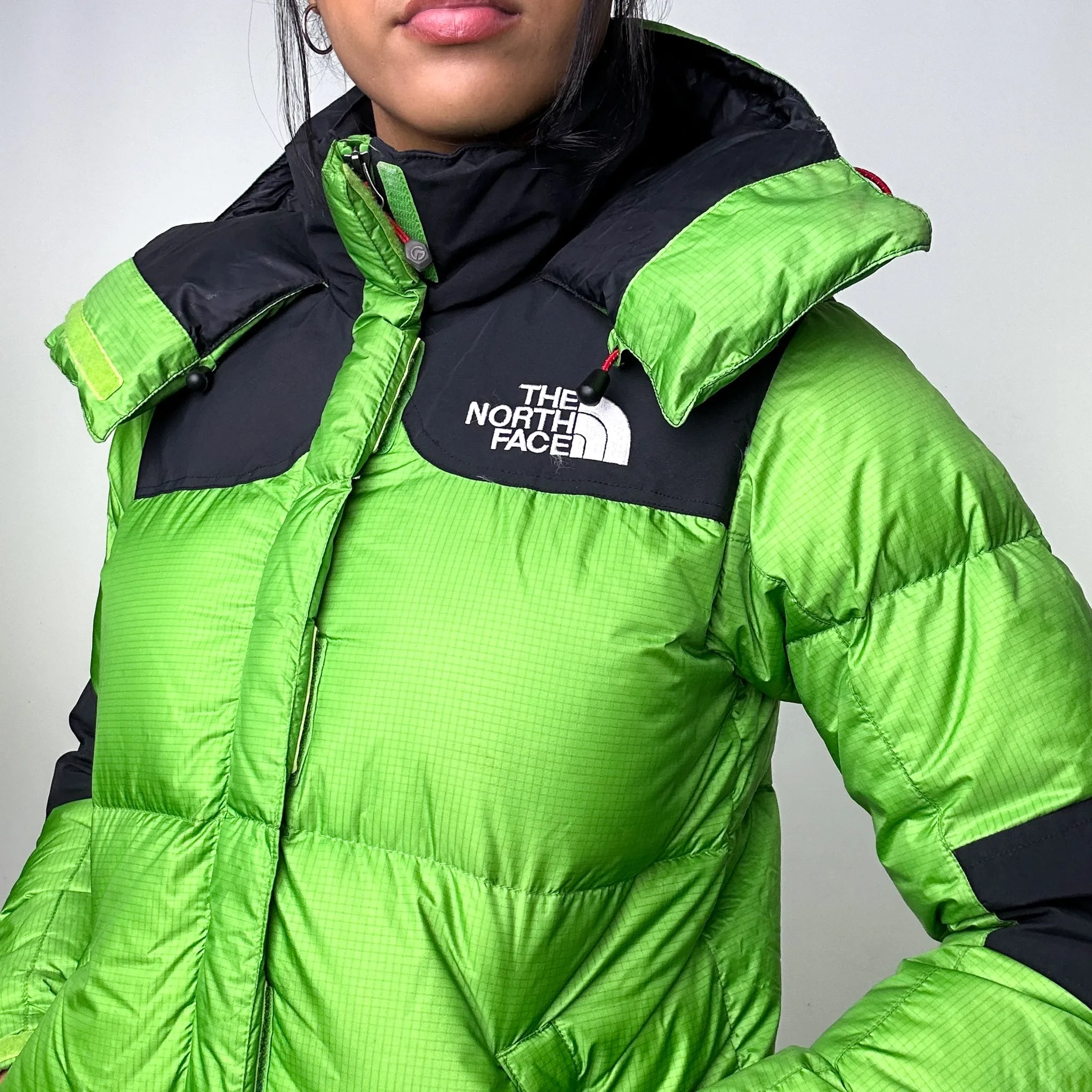 Green 90s The North Face 700 Summit Series Baltoro Puffer Jacket Coat (M)