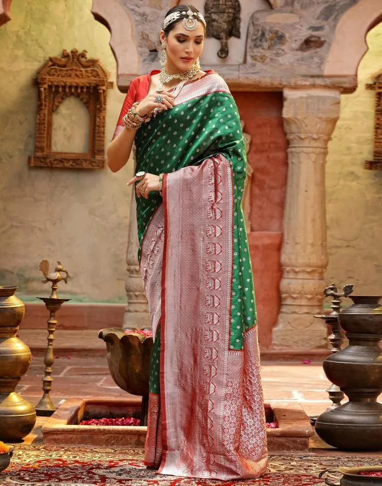 Green Silk Saree