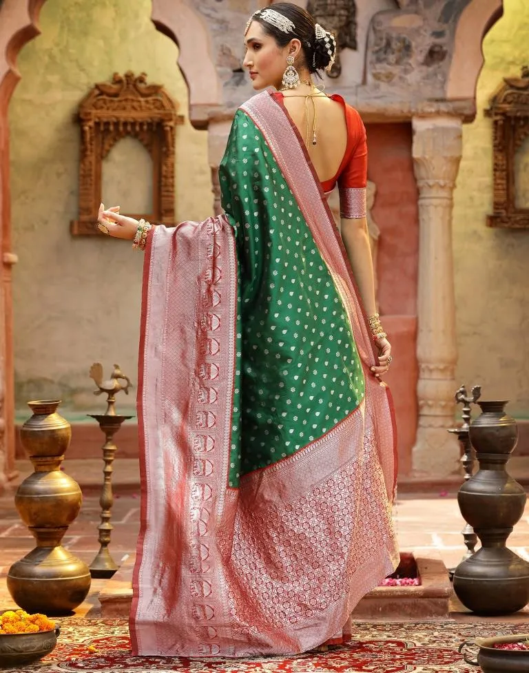 Green Silk Saree