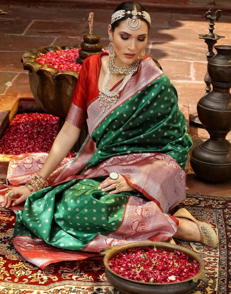 Green Silk Saree