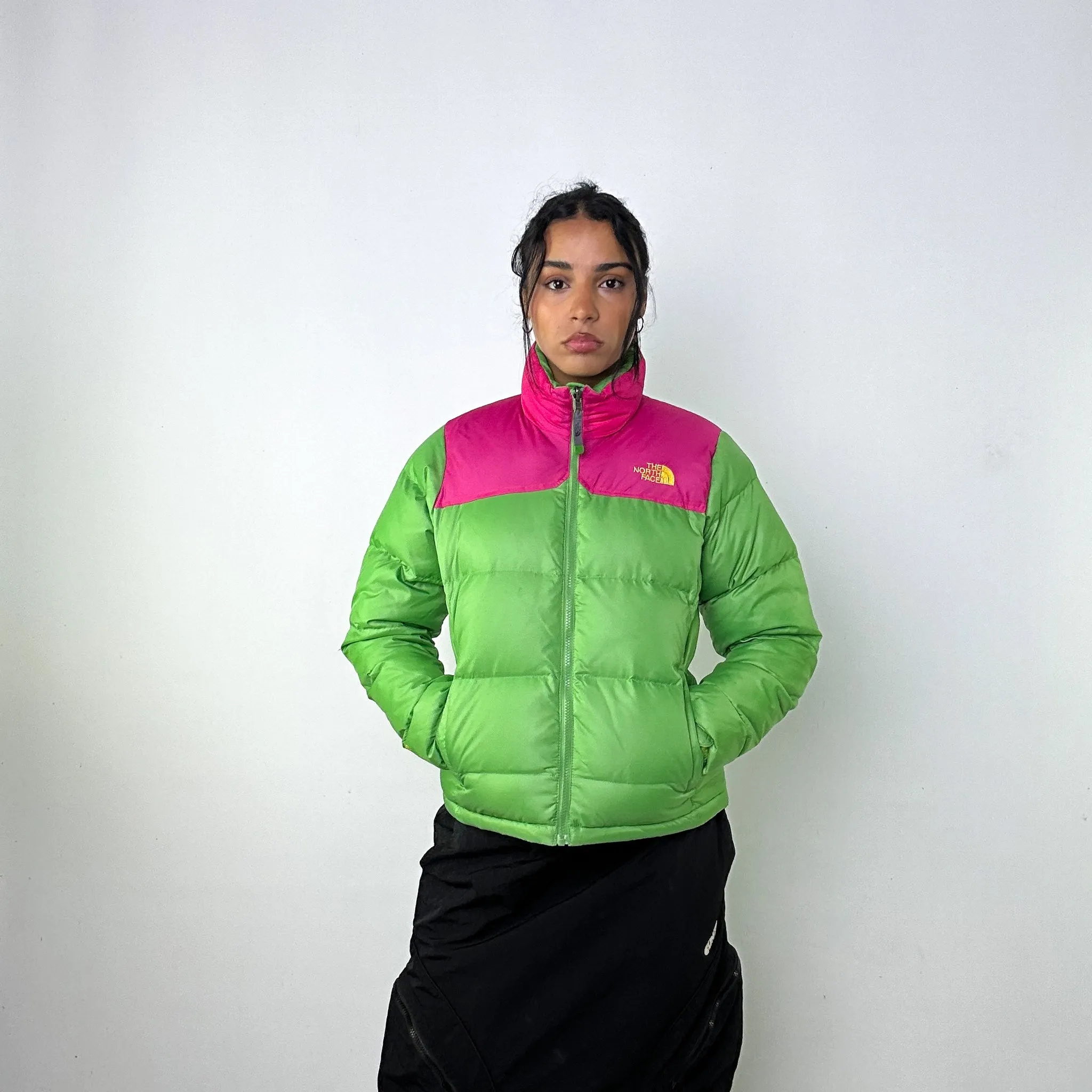 Green y2ks The North Face 700 Series Nuptse Puffer Jacket Coat (S)