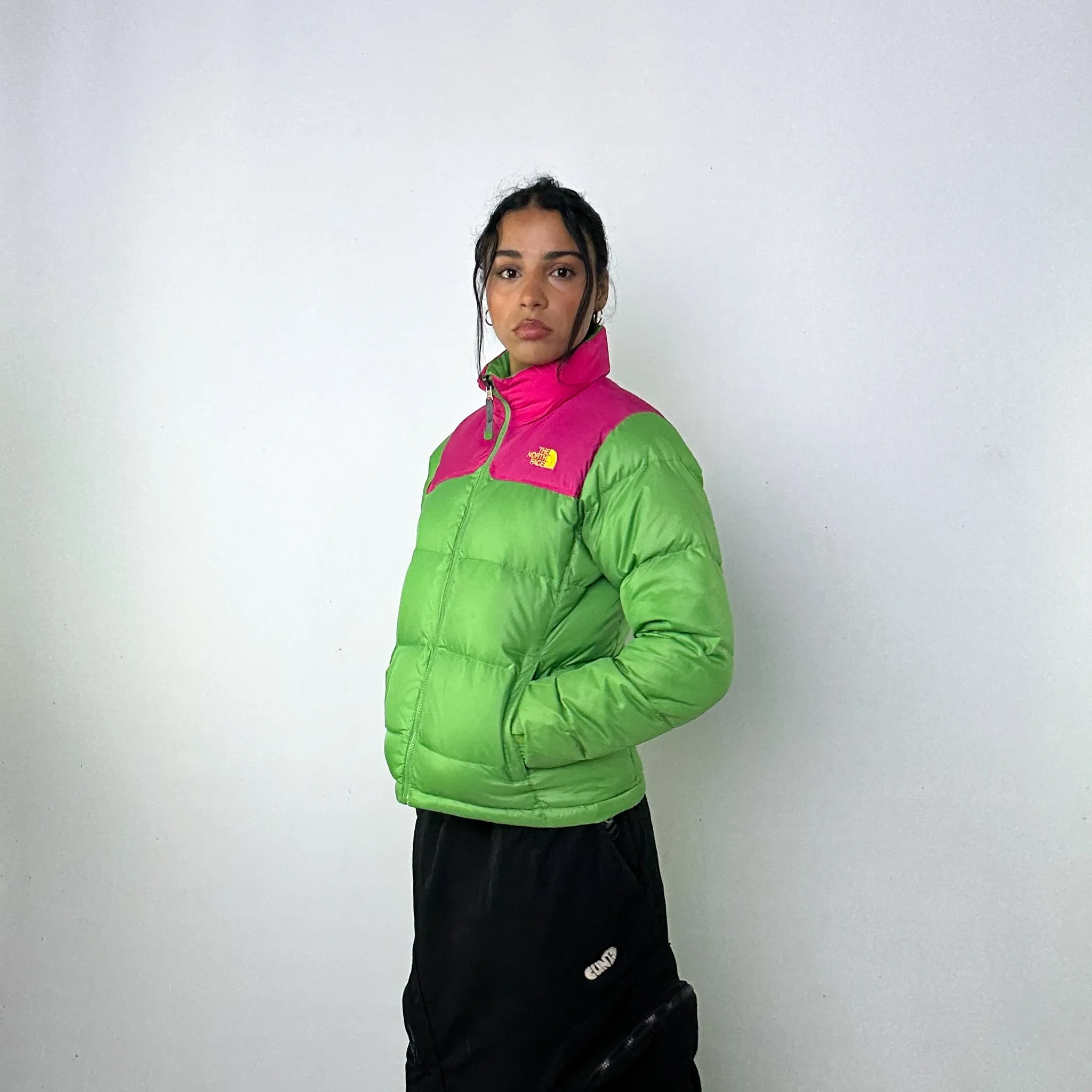 Green y2ks The North Face 700 Series Nuptse Puffer Jacket Coat (S)