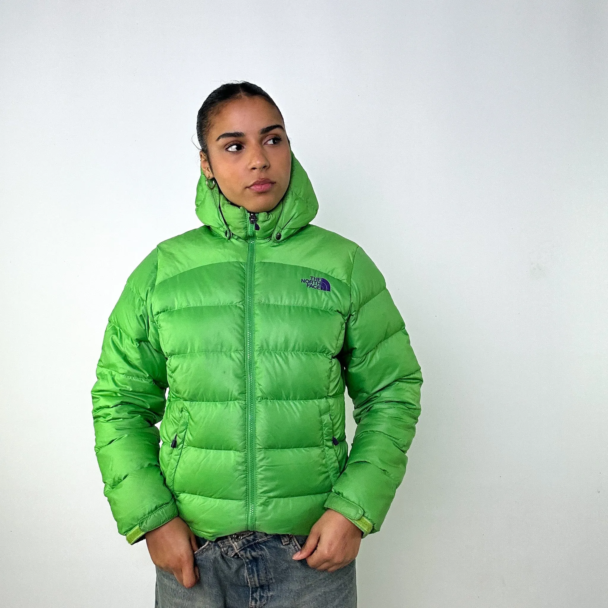 Green y2ks The North Face 700 Series Puffer Jacket Coat (L)