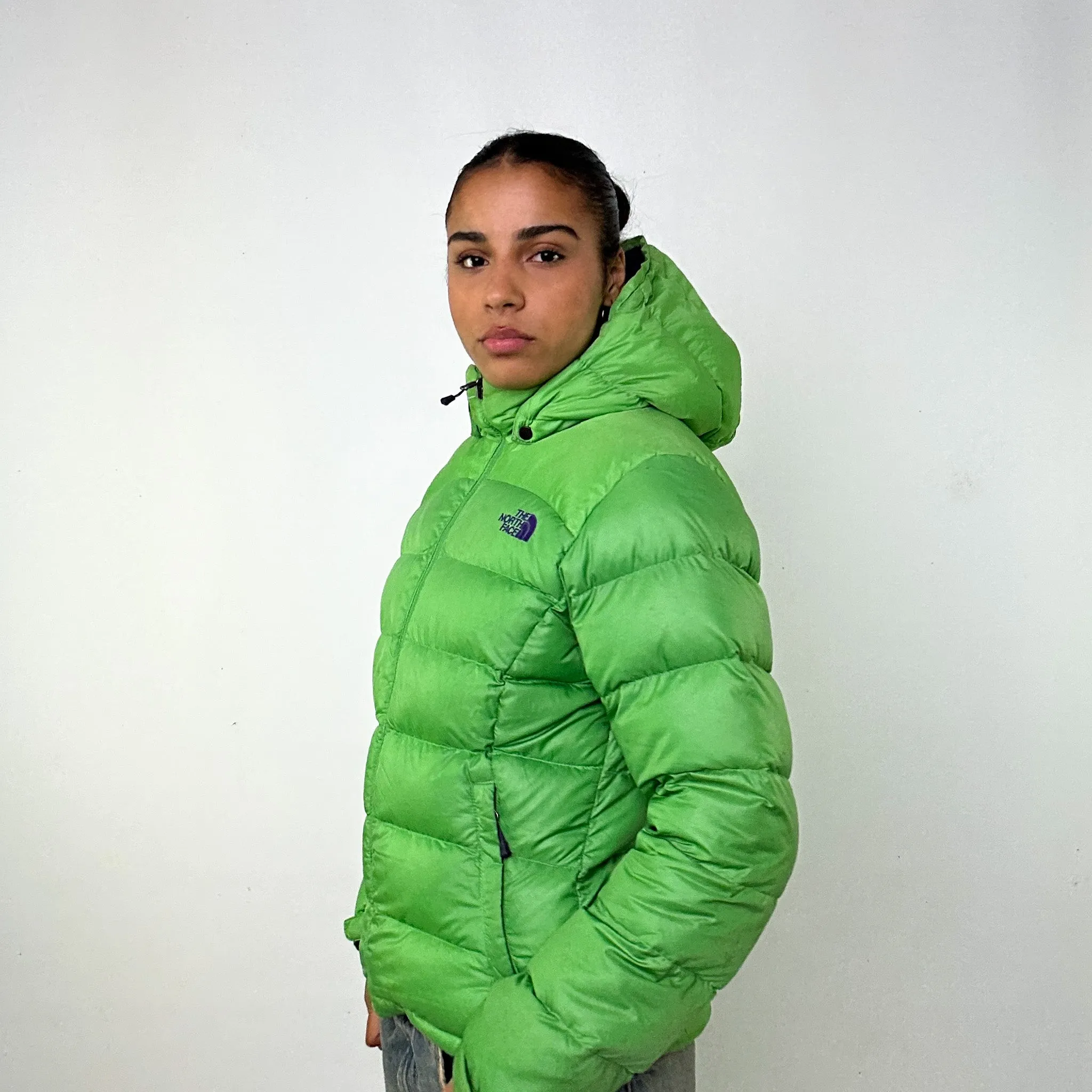 Green y2ks The North Face 700 Series Puffer Jacket Coat (L)