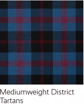 HOE Mediumweight District tartans