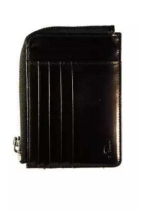 Il Bussetto Large Zipped Wallet black