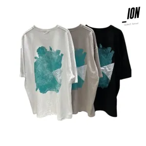 IONSEOUL  |Unisex Street Style Oversized Logo T-Shirts