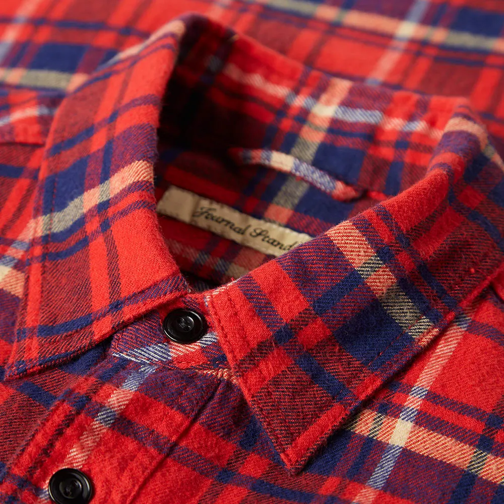 Journal Standard Flannel Work ShirtRed