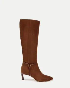 Kenzie Mid-Heel Tall Boot | Wide-Calf