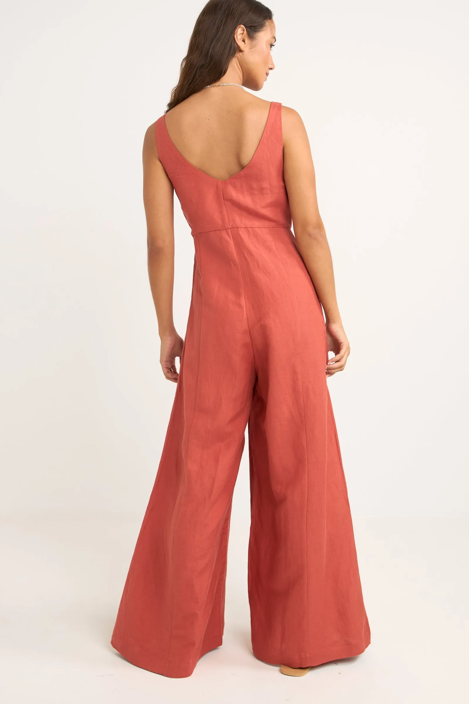 Kiki Wide Leg Jumpsuit Nectar