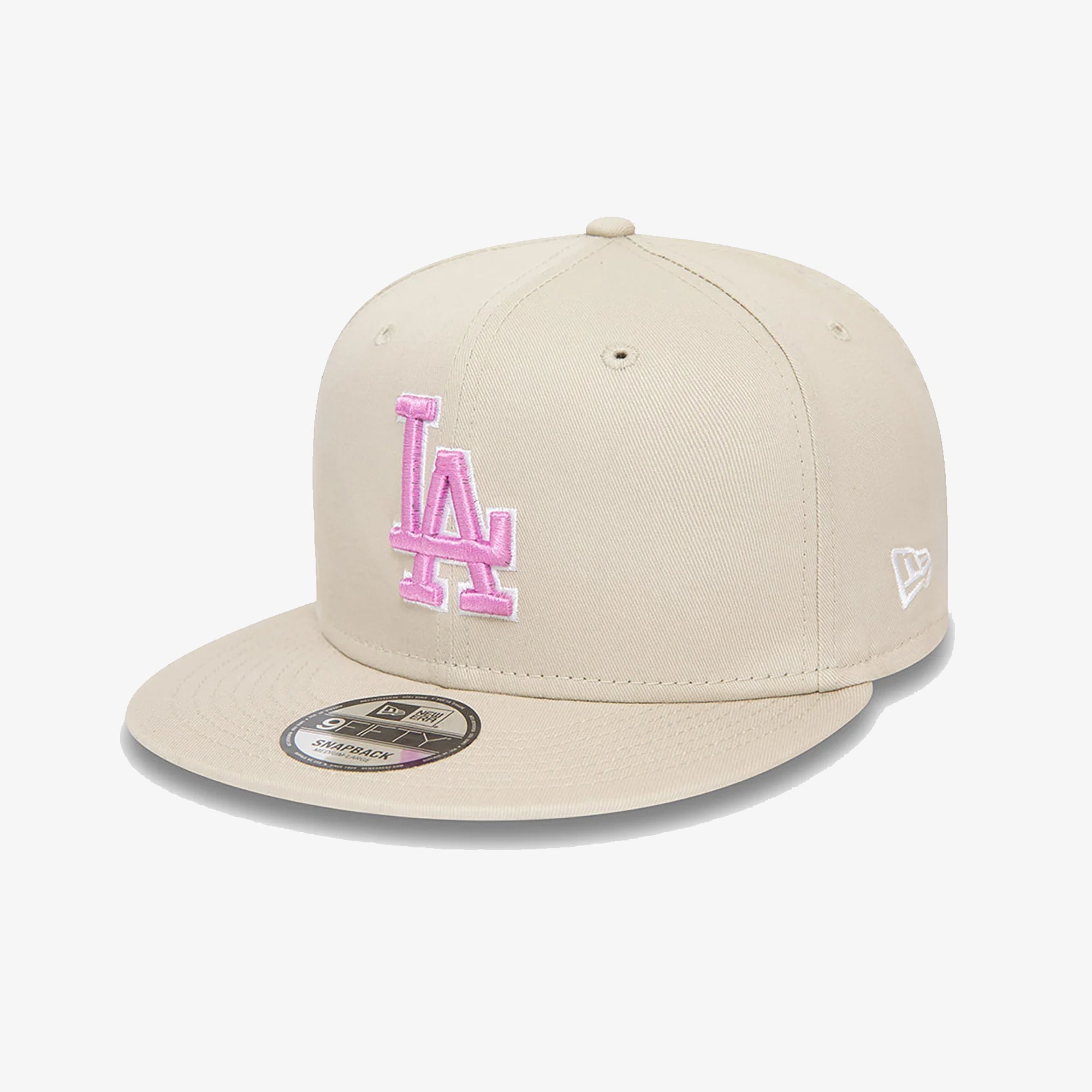 LA DODGERS MLB OUTLINE STONE 9FIFTY ADJUSTABLE CAP 'CREAM'