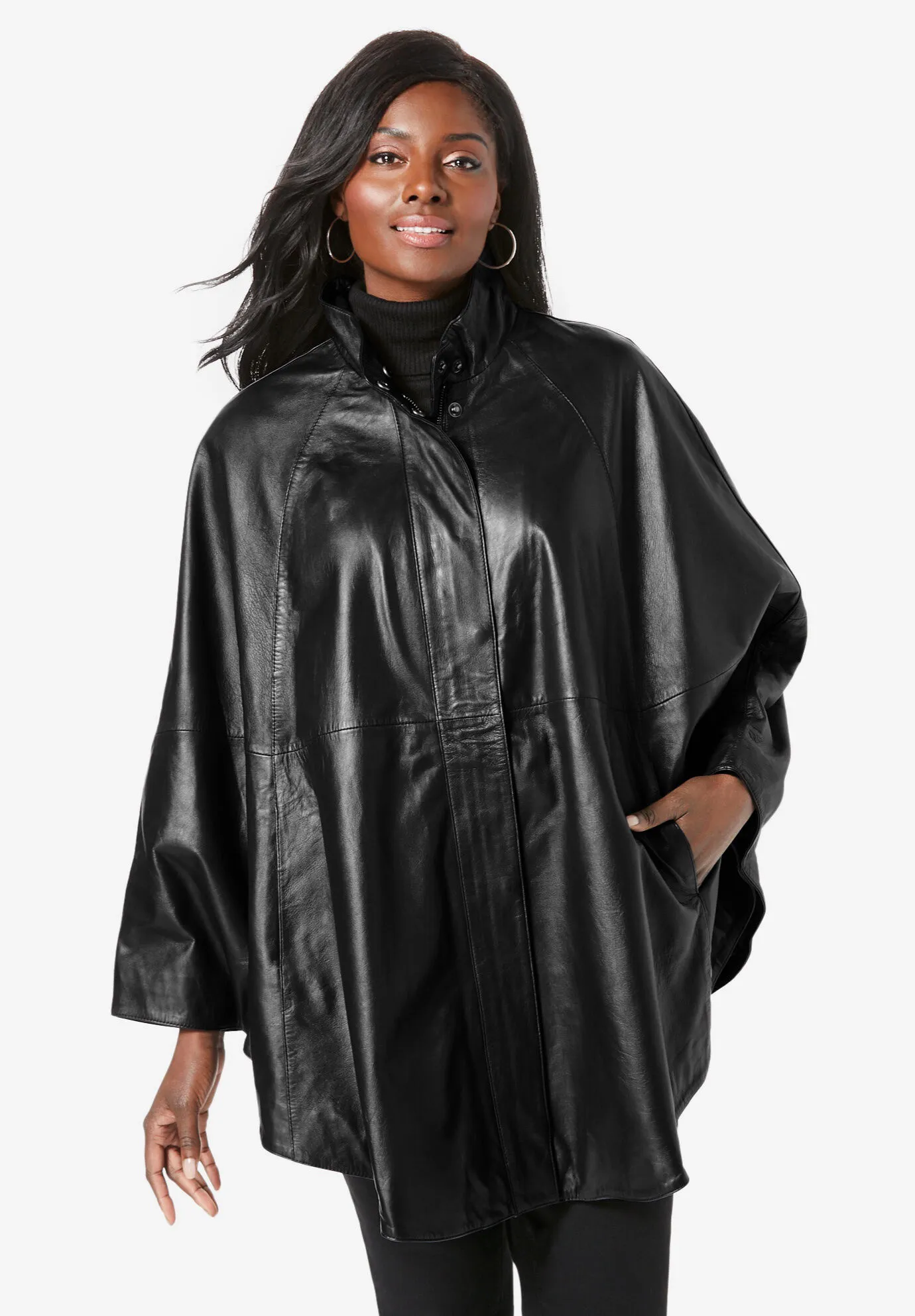 Leather Poncho