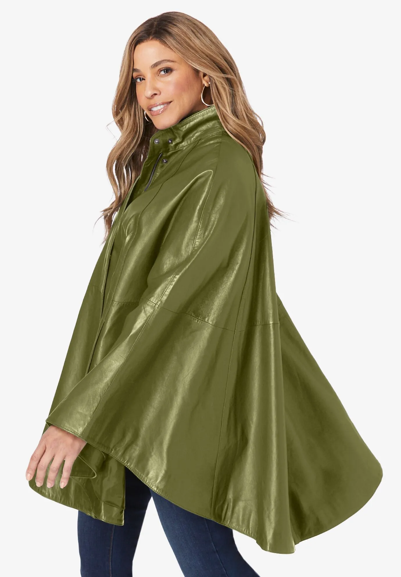 Leather Poncho