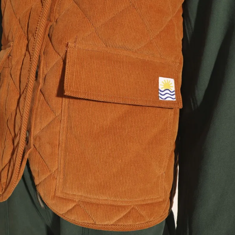 L.F.Markey Flint Waistcoat (Ochre)