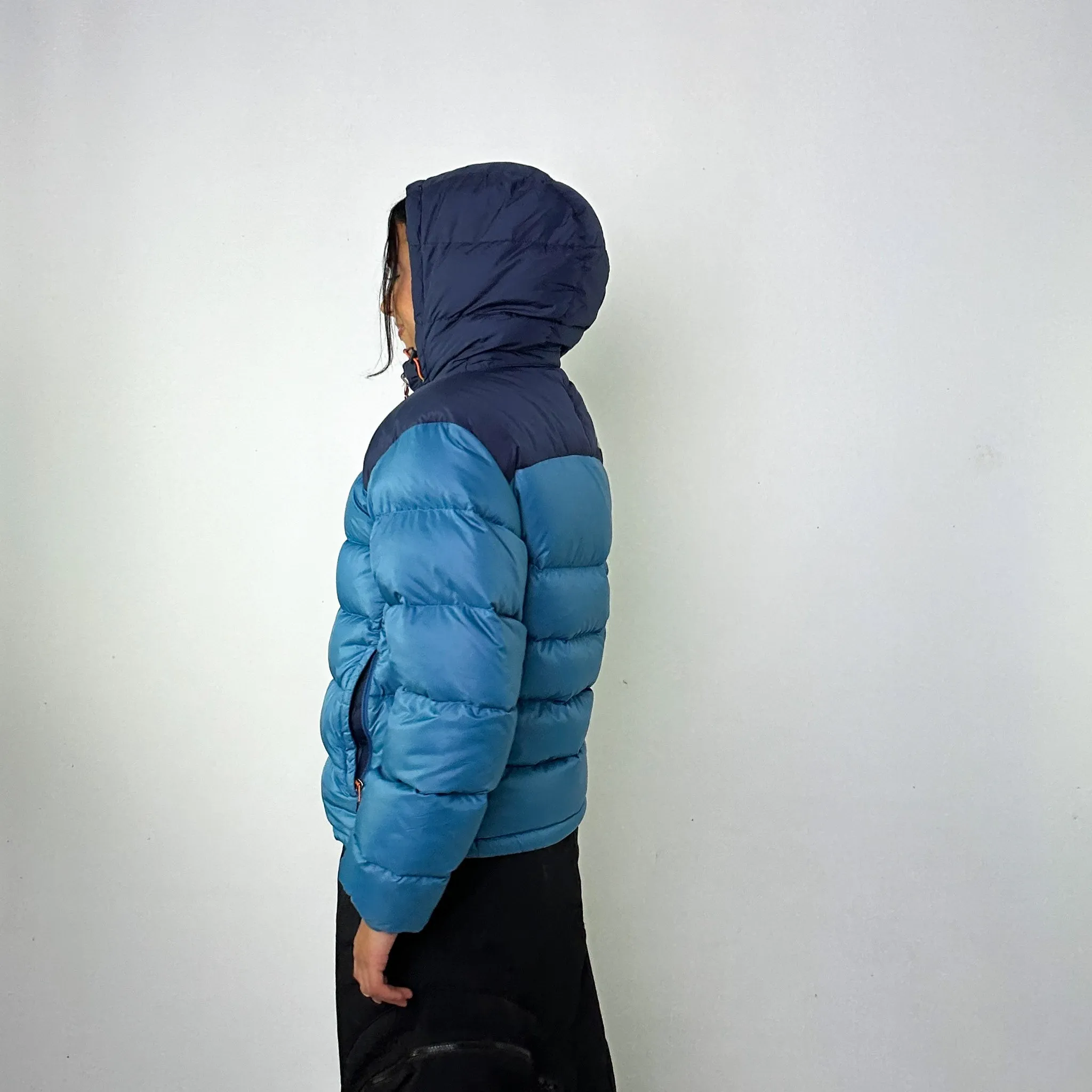 Light Blue 90s The North Face 700 Series Nuptse Puffer Jacket Coat (S)