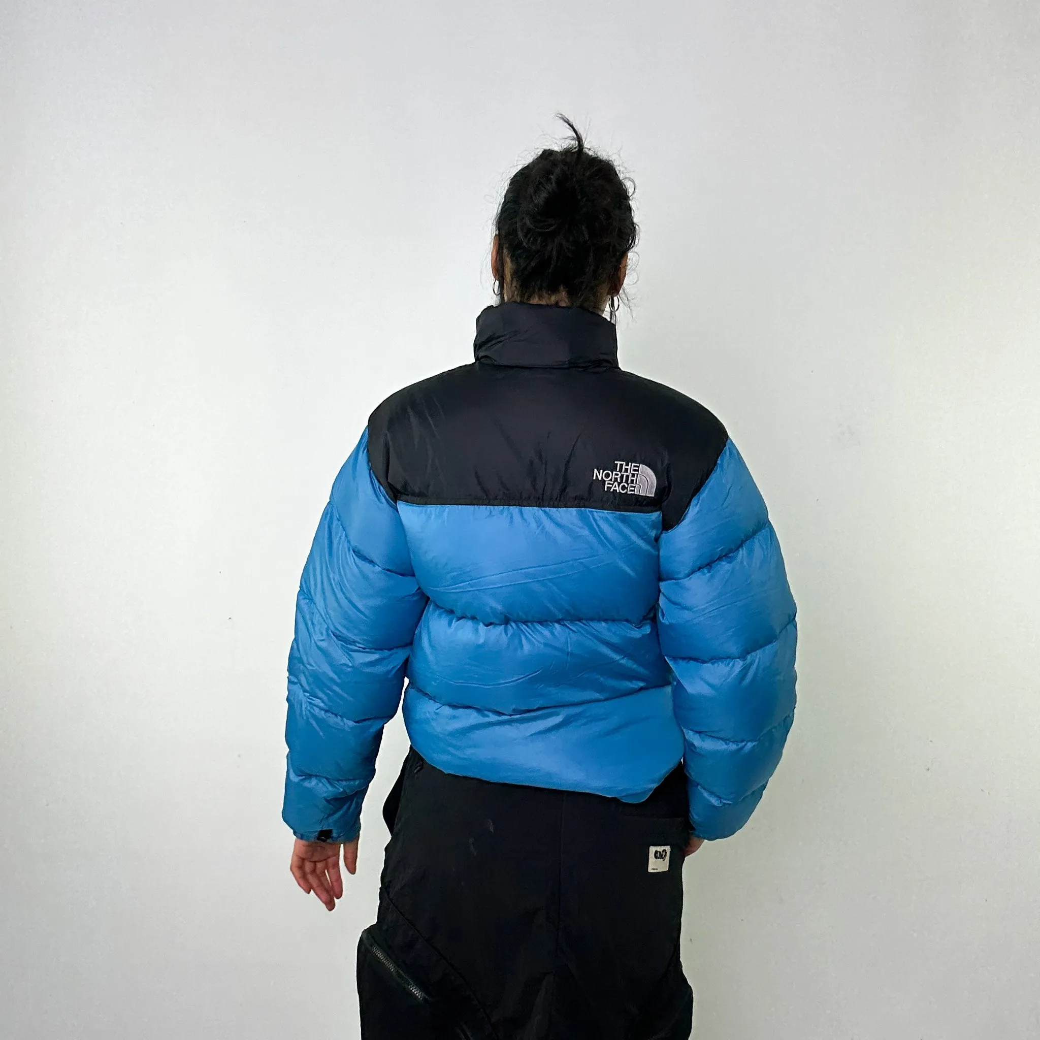 Light Blue 90s The North Face 700 Series Nuptse Puffer Jacket Coat (XS)