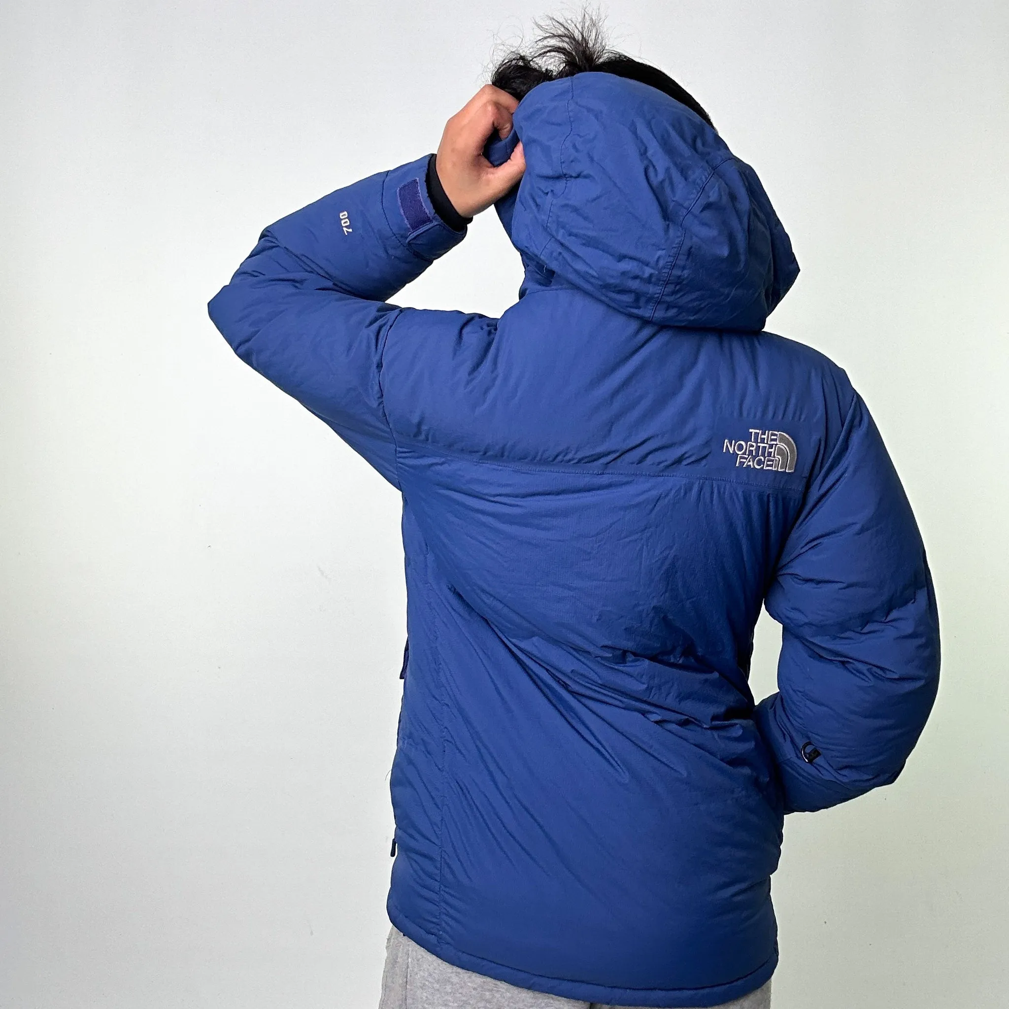 Light Blue 90s The North Face 700 Series Puffer Jacket Coat (S)