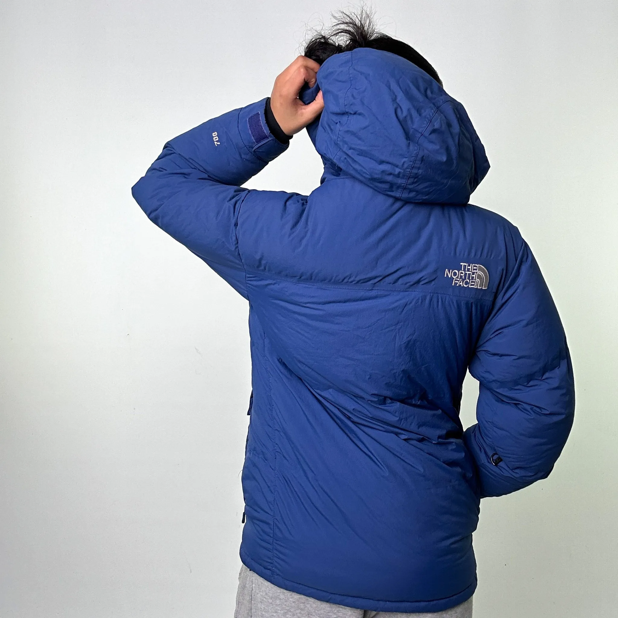 Light Blue 90s The North Face 700 Series Puffer Jacket Coat (S)