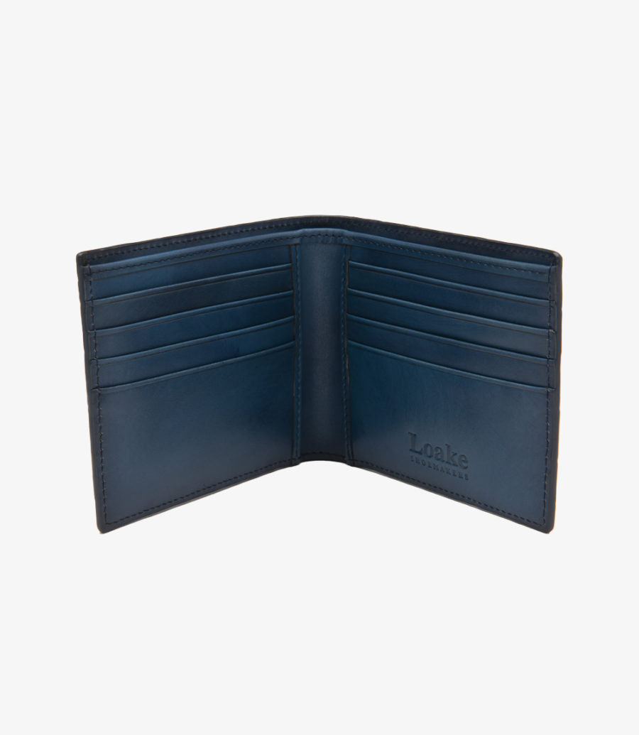 Loake Lombard Wallet - Navy