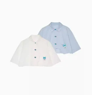 MAMC  |Street Style Plain Cotton Short Sleeves Oversized Logo