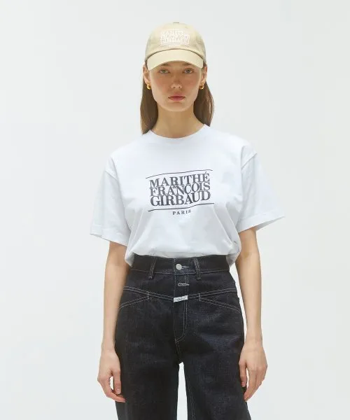 Marithe + Francois Girbaud  |Unisex Street Style Plain Cotton Short Sleeves Oversized