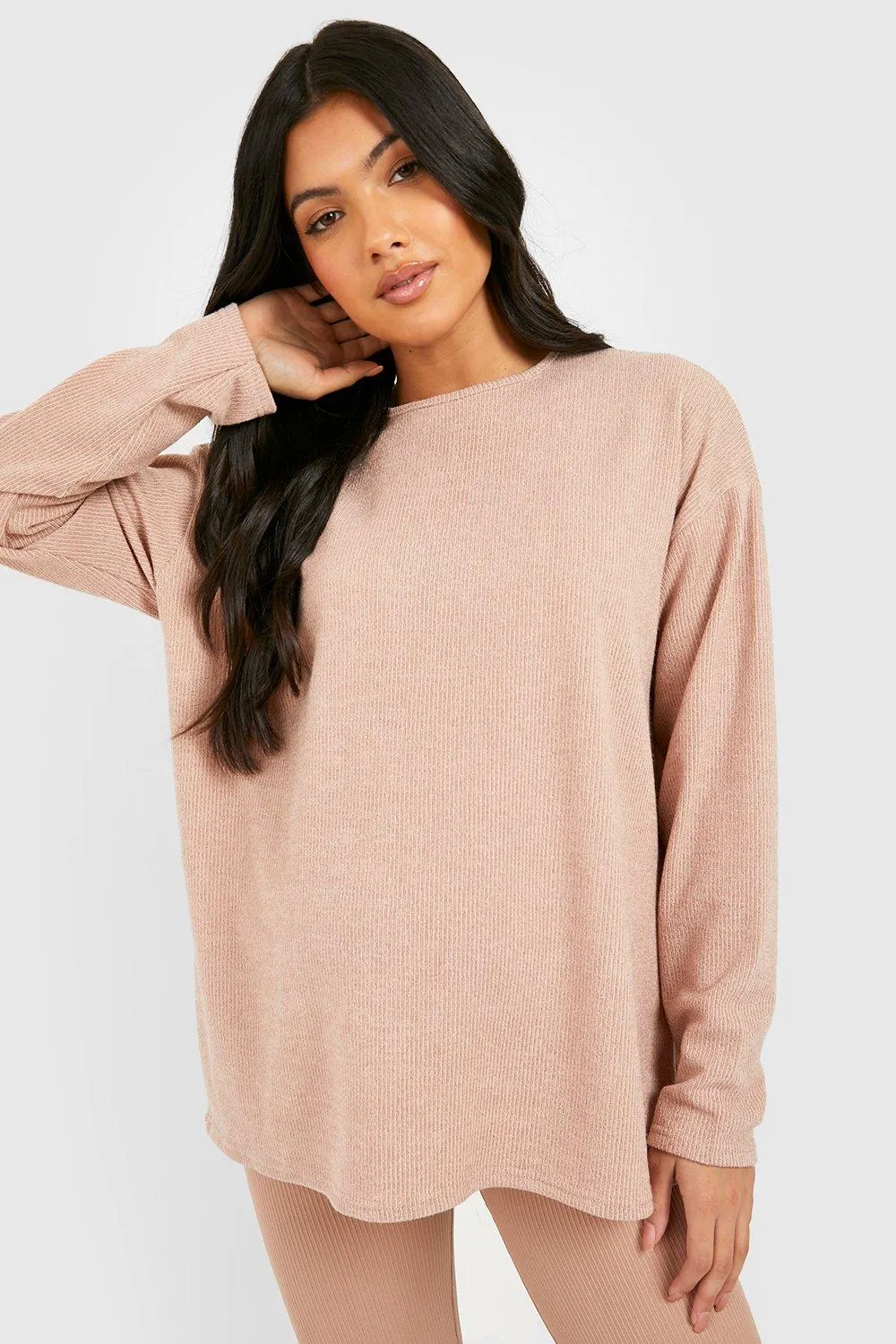 Maternity Soft Knit Side Split Sweater