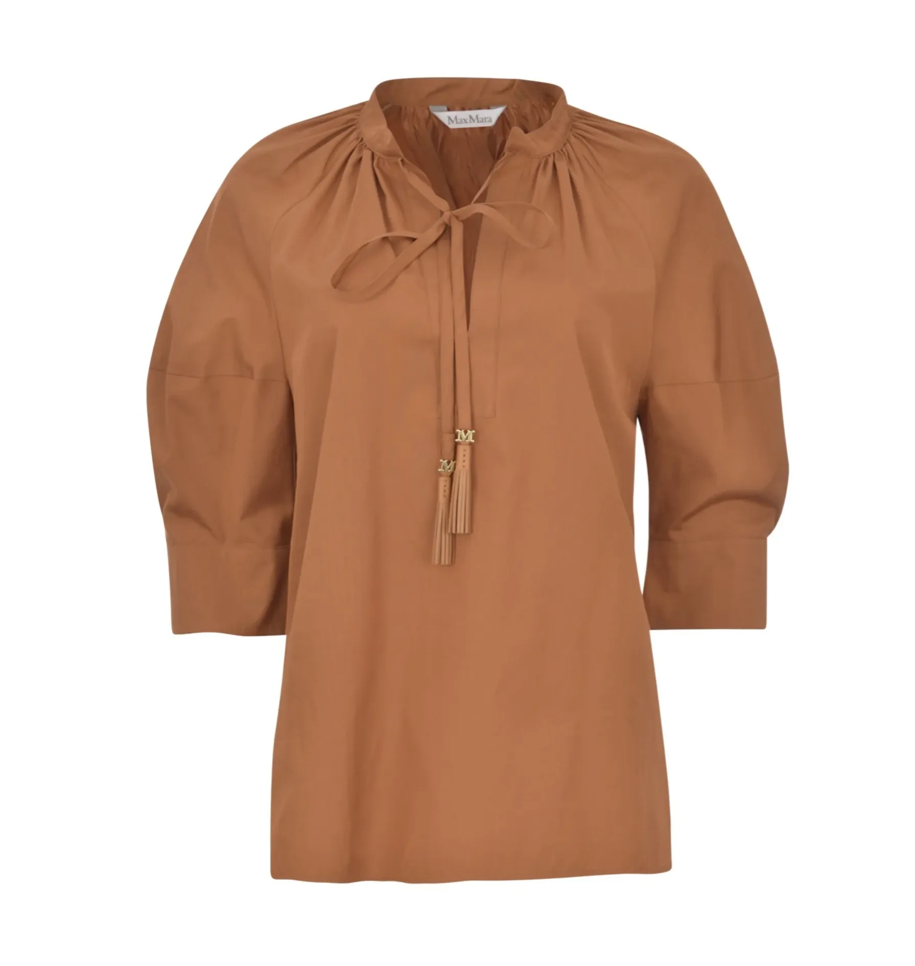 MaxMara  |Plain Cotton Shirts & Blouses