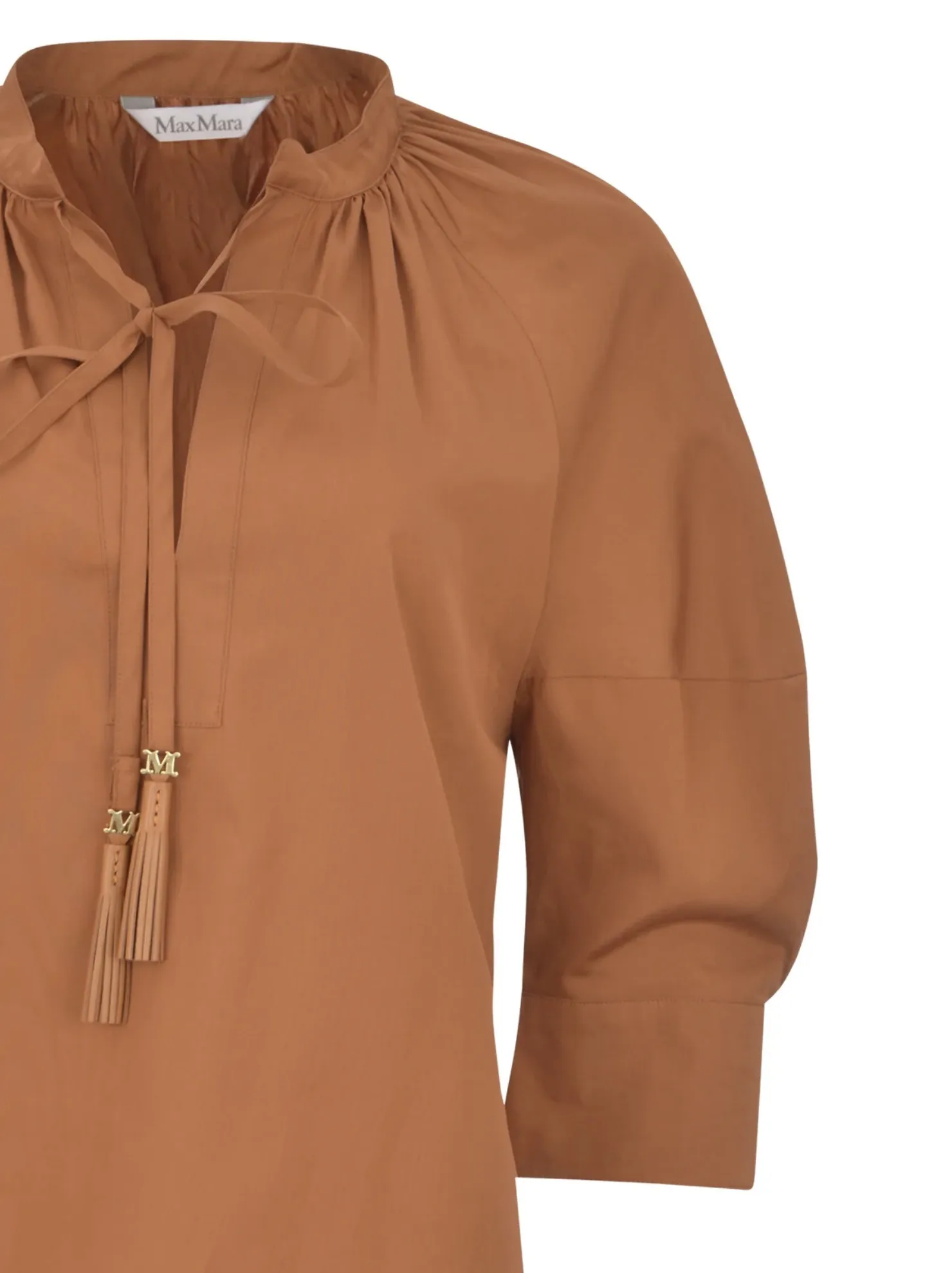 MaxMara  |Plain Cotton Shirts & Blouses