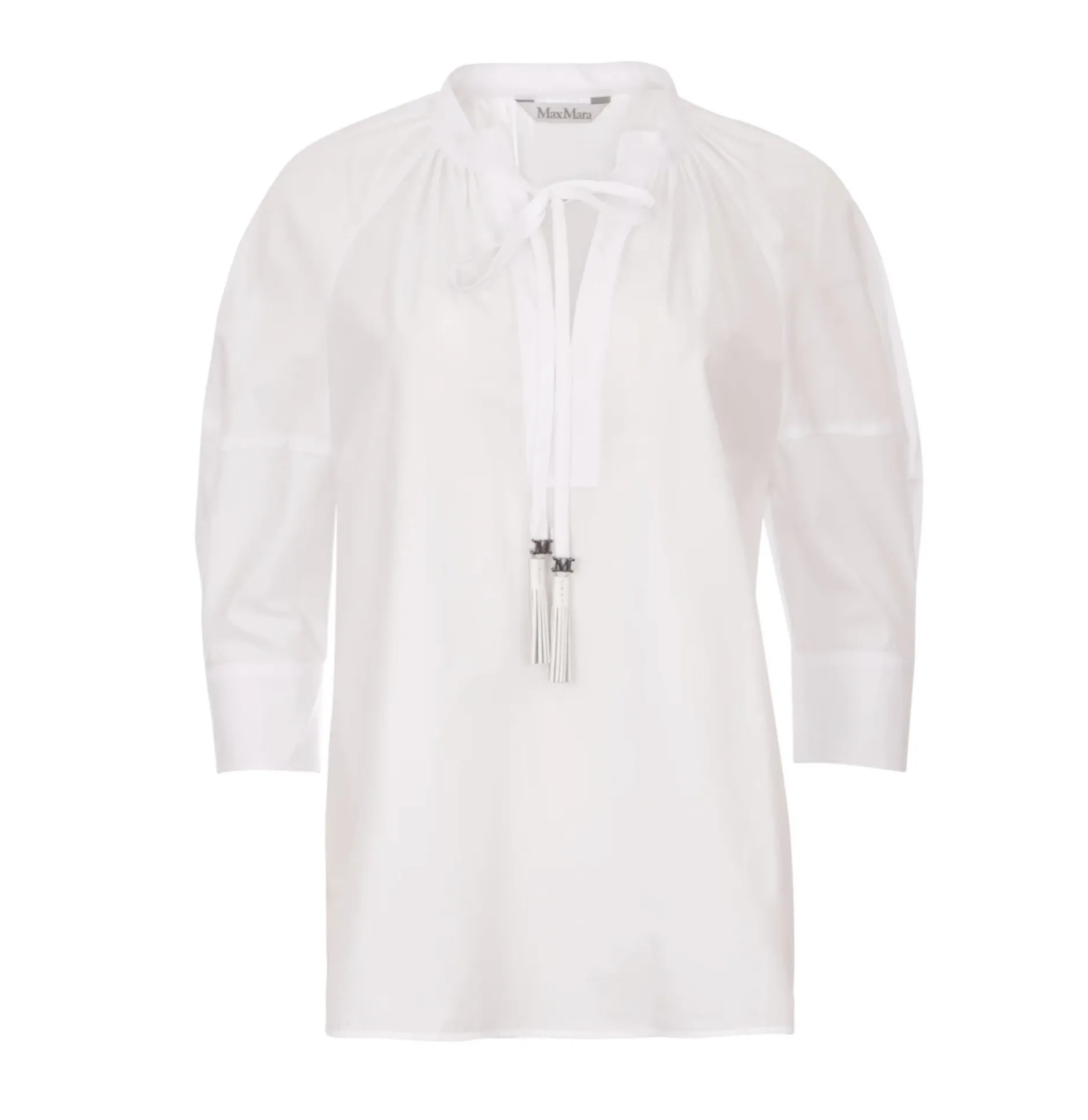 MaxMara  |Plain Cotton Shirts & Blouses