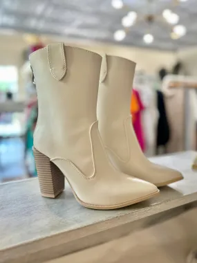 Mid Ivory Boot