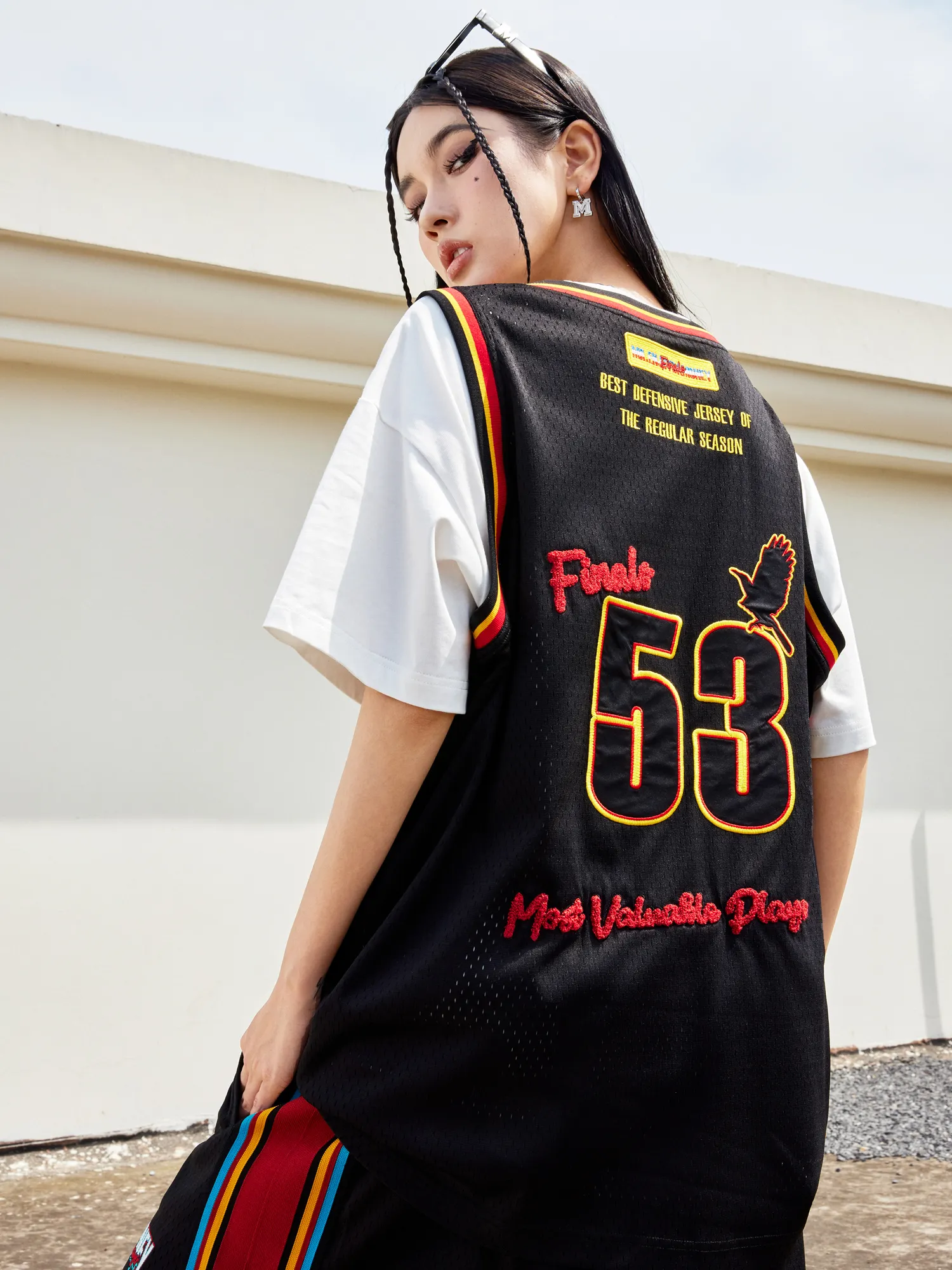 MR. ENJOY DA MONEY  |Unisex Street Style Cotton Oversized Logo Tanks