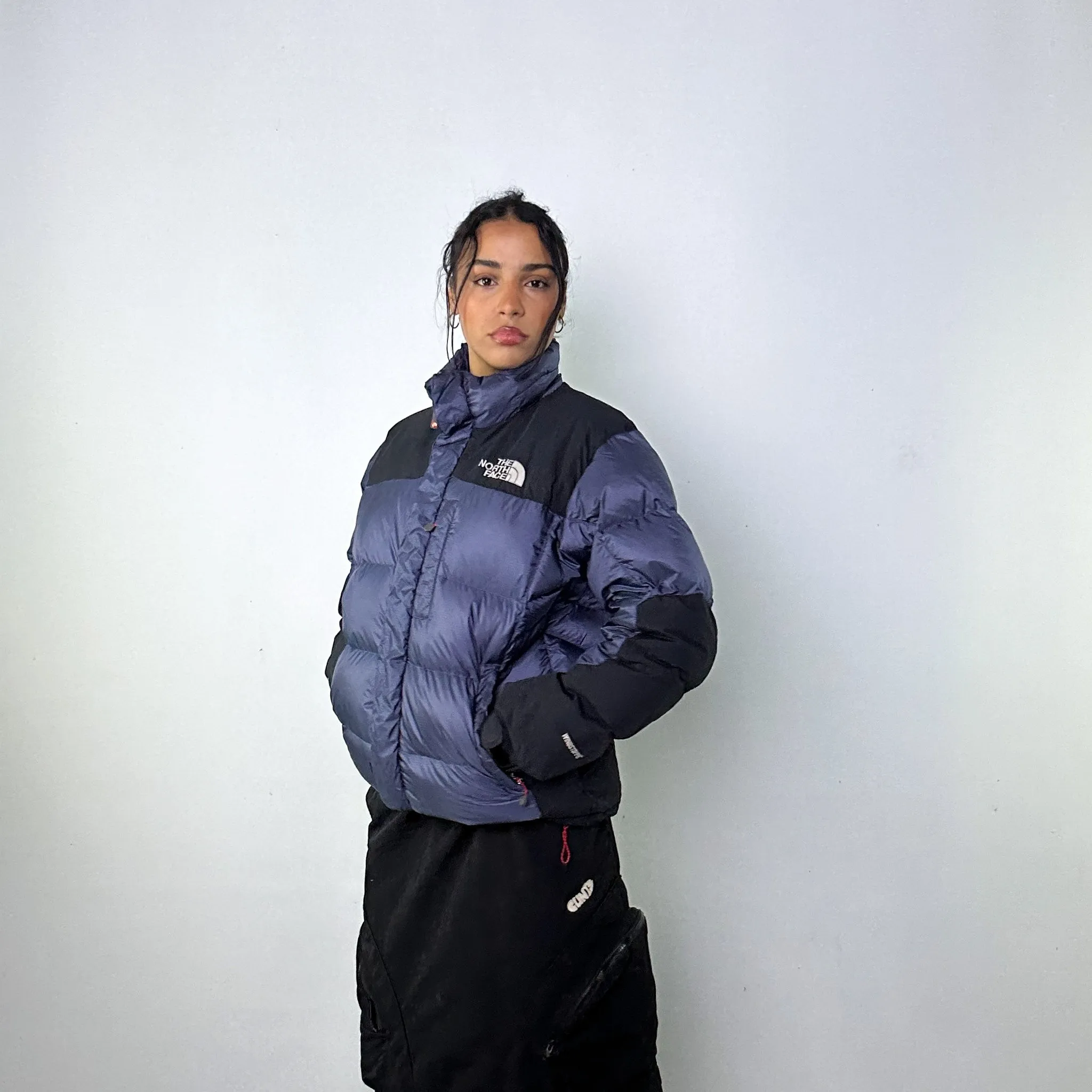 Navy Blue 90s The North Face 700 Series Baltoro Puffer Jacket Coat (M)