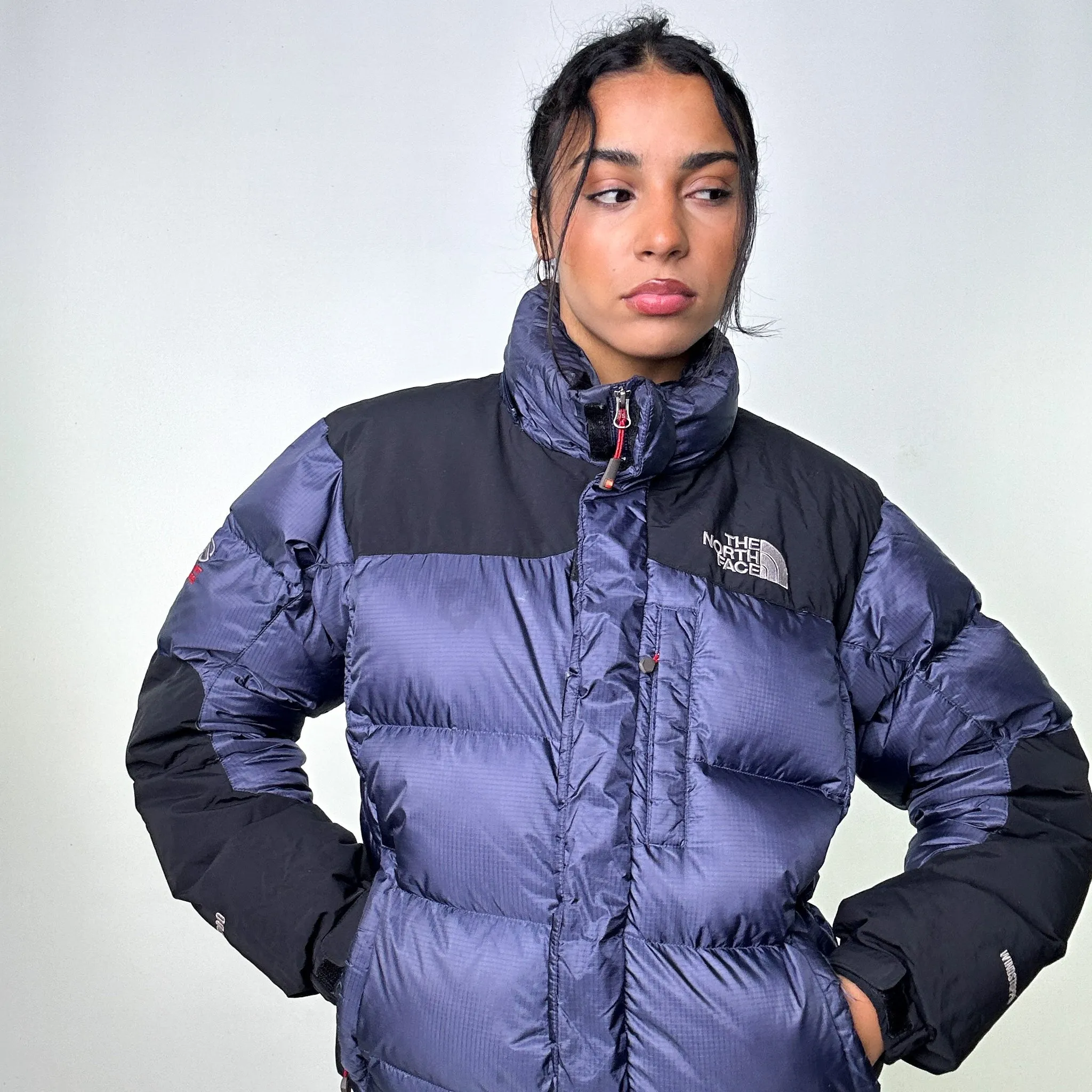 Navy Blue 90s The North Face 700 Series Baltoro Puffer Jacket Coat (M)