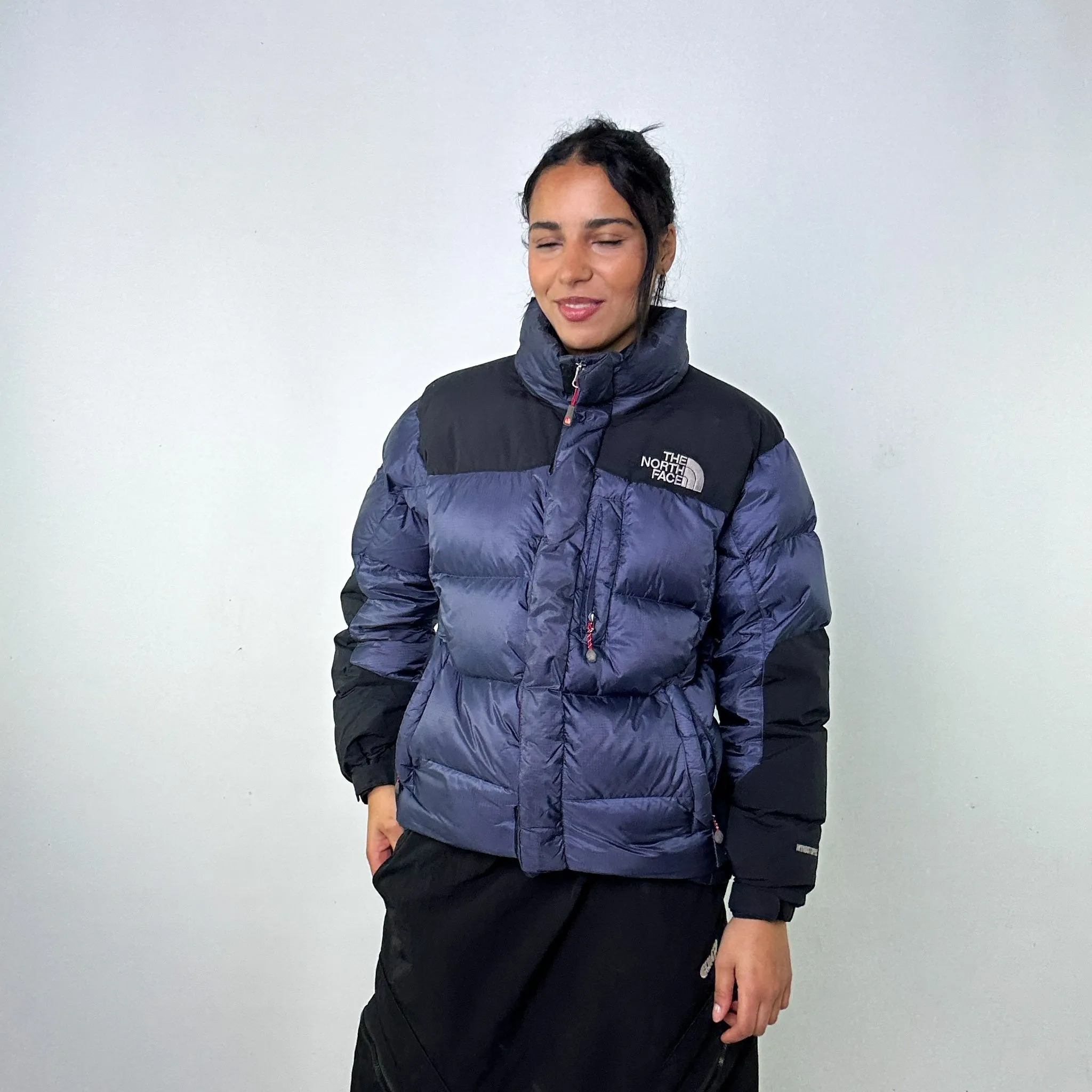 Navy Blue 90s The North Face 700 Summit Series Baltoro Puffer Jacket Coat (M)