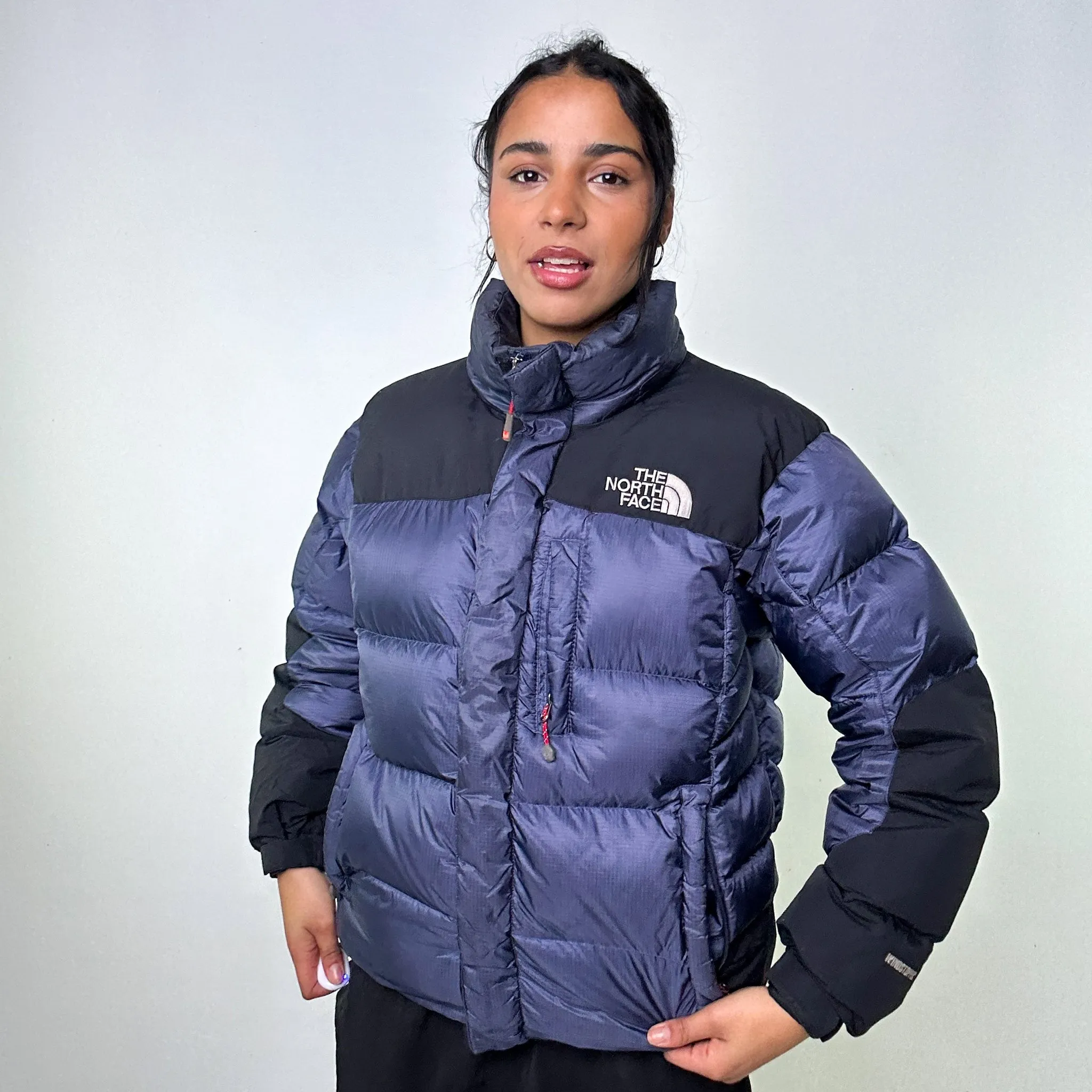 Navy Blue 90s The North Face 700 Summit Series Baltoro Puffer Jacket Coat (M)