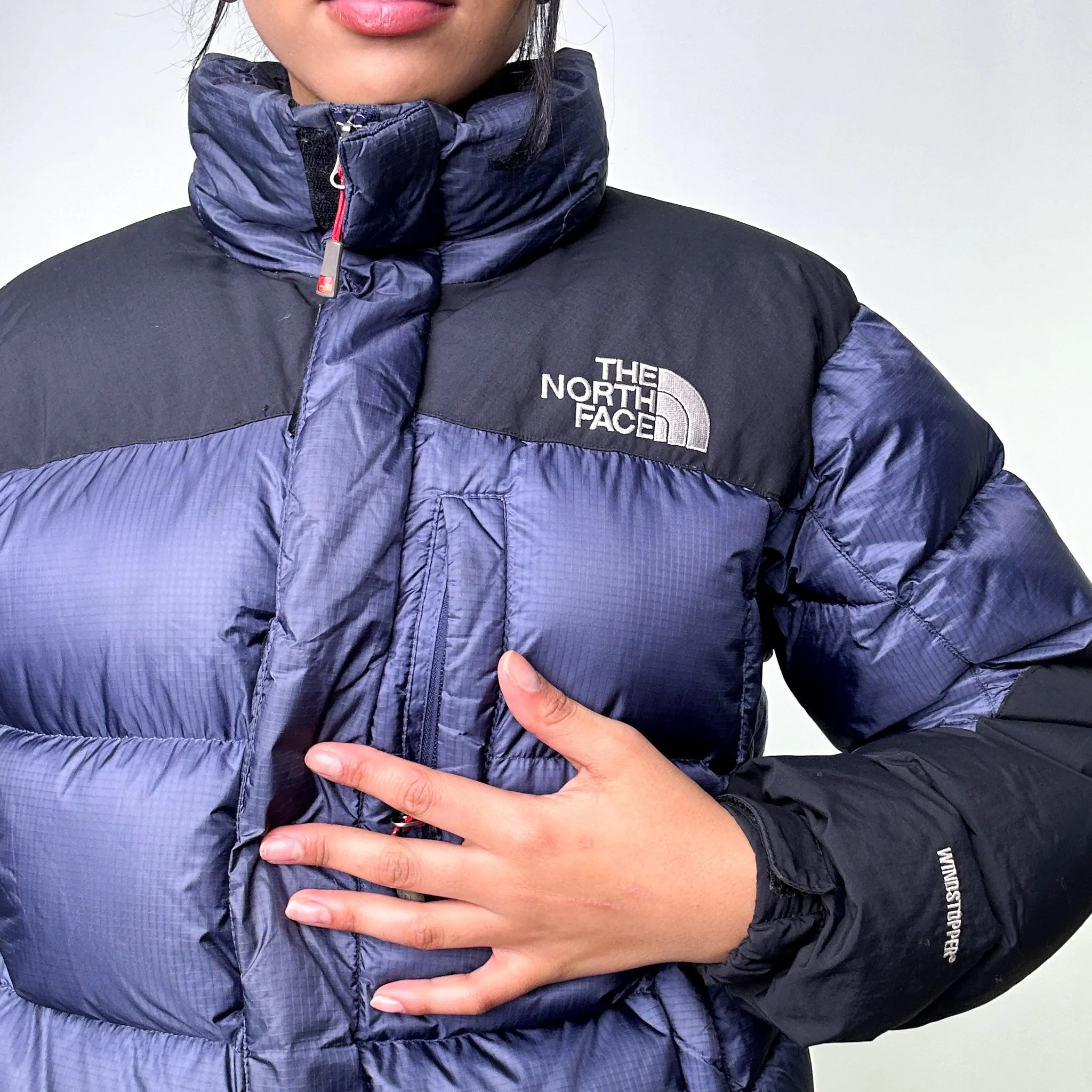 Navy Blue 90s The North Face 700 Summit Series Baltoro Puffer Jacket Coat (M)