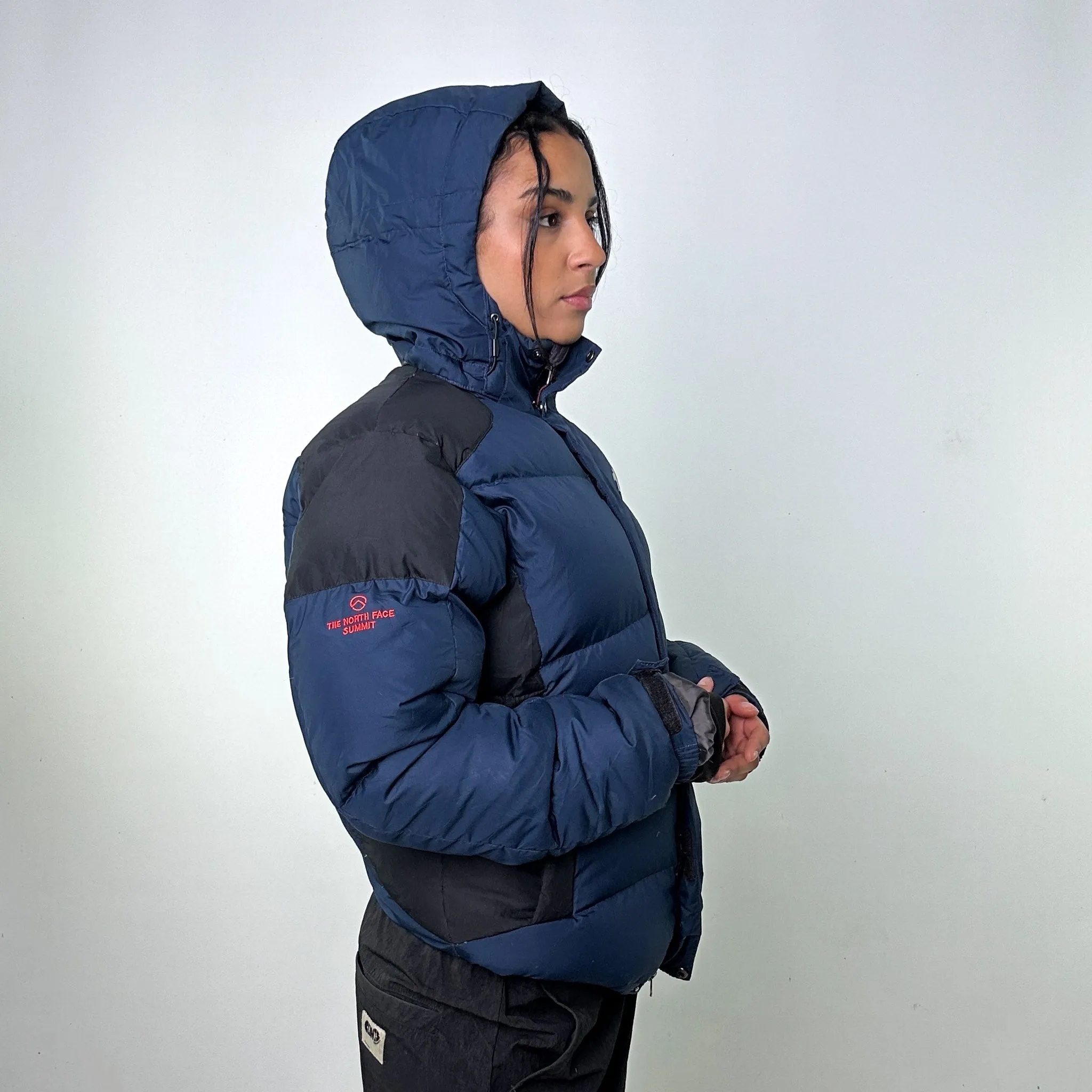 Navy Blue 90s The North Face 900 Summit Series Puffer Jacket Coat (L)